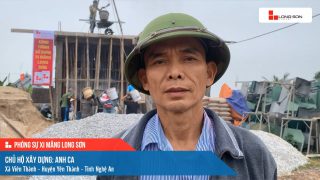 Công trình sử dụng Xi măng Long Sơn tại Nghệ An 03.03.2022