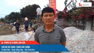 Công trình sử dụng Xi măng Long Sơn tại Thanh Hóa 04.03.2022