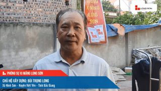Công trình sử dụng Xi măng Long Sơn tại Bắc Giang 08.03.2022
