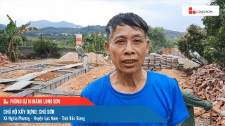 Công trình sử dụng Xi măng Long Sơn tại Bắc Giang 10.03.2022