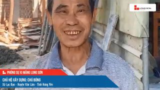 Công trình sử dụng Xi măng Long Sơn tại Hưng Yên 13.03.2022