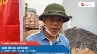 Công trình sử dụng Xi măng Long Sơn tại Hải Dương 16.03.2022