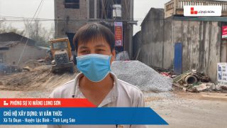 Công trình sử dụng Xi măng Long Sơn tại Lạng Sơn 18.03.2022