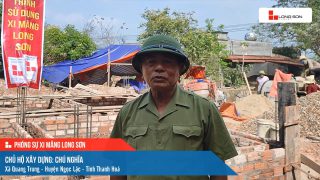 Công trình sử dụng Xi măng Long Sơn tại Thanh Hóa 21.03.2022