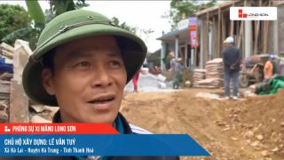 Công trình sử dụng Xi măng Long Sơn tại Thanh Hóa 23.03.2022