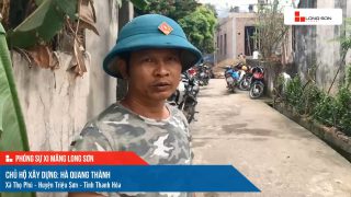 Công trình sử dụng Xi măng Long Sơn tại Thanh Hóa 31.03.2022