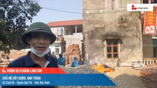 Công trình sử dụng Xi măng Long Sơn tại Bắc Ninh 04.04.2022