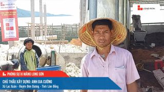 Công trình sử dụng Xi măng Long Sơn tại Lâm Đồng 08.04.2022