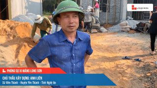 Công trình sử dụng Xi măng Long Sơn tại Nghệ An 09.04.2022