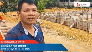 Công trình sử dụng Xi măng Long Sơn tại Nghệ An 15.04.2022