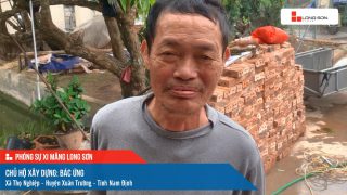 Công trình sử dụng Xi măng Long Sơn tại Nam Định 15.04.2022