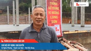 Công trình sử dụng Xi măng Long Sơn tại Bắc Giang 21.04.2022