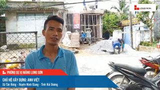 Công trình sử dụng Xi măng Long Sơn tại Hải Dương 09.05.2022