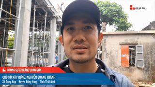 Công trình sử dụng Xi măng Long Sơn tại Thái Bình 10.05.2022