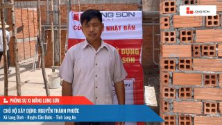 Công trình sử dụng Xi măng Long Sơn tại Long An 11.05.2022