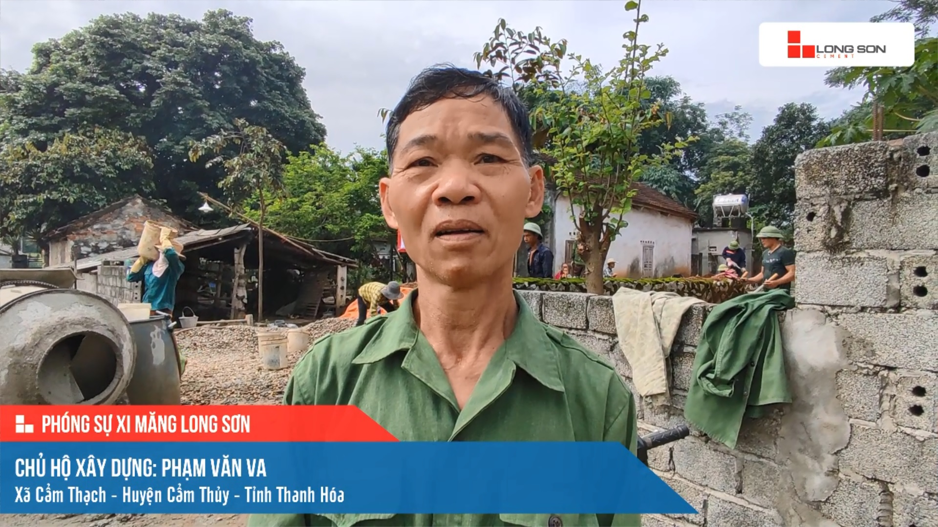 Công trình sử dụng Xi măng Long Sơn tại Thanh Hóa 27.05.2022