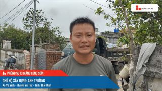 Công trình sử dụng Xi măng Long Sơn tại Thái Bình 06.06.2022