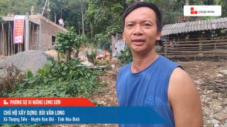 Công trình sử dụng Xi măng Long Sơn tại Hòa Bình 09.06.2022