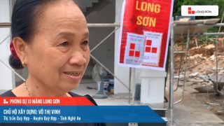 Công trình sử dụng Xi măng Long Sơn tại Nghệ An 12.06.2022