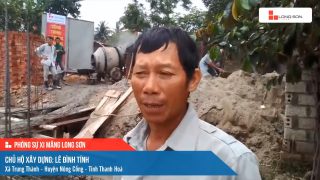 Công trình sử dụng Xi măng Long Sơn tại Thanh Hóa 18.06.2022