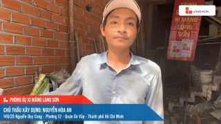 Công trình sử dụng Xi măng Long Sơn tại TP. Hồ Chí Minh 01.07.2022