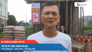 Công trình sử dụng Xi măng Long Sơn tại Quảng Ninh 01.07.2022