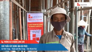 Công trình sử dụng Xi măng Long Sơn tại Khánh Hòa 01.07.2022