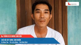 Công trình sử dụng Xi măng Long Sơn tại Bình Định 03.07.2022