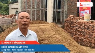 Công trình sử dụng Xi măng Long Sơn tại Thanh Hóa 08.07.2022