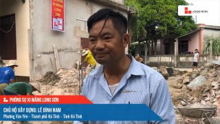 Công trình sử dụng Xi măng Long Sơn tại Hà Tĩnh 10.07.2022