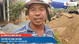 Công trình sử dụng Xi măng Long Sơn tại Quảng Bình 10.07.2022