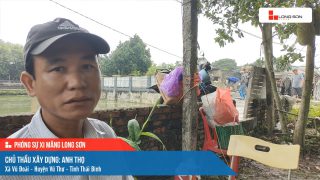 Công trình sử dụng Xi măng Long Sơn tại Thái Bình 10.07.2022