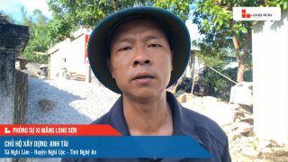 Công trình sử dụng Xi măng Long Sơn tại Nghệ An 16.07.2022