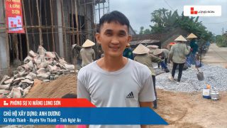 Công trình sử dụng Xi măng Long Sơn tại Nghệ An 16.07.2022