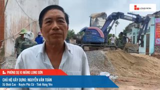 Công trình sử dụng Xi măng Long Sơn tại Hưng Yên 22.07.2022