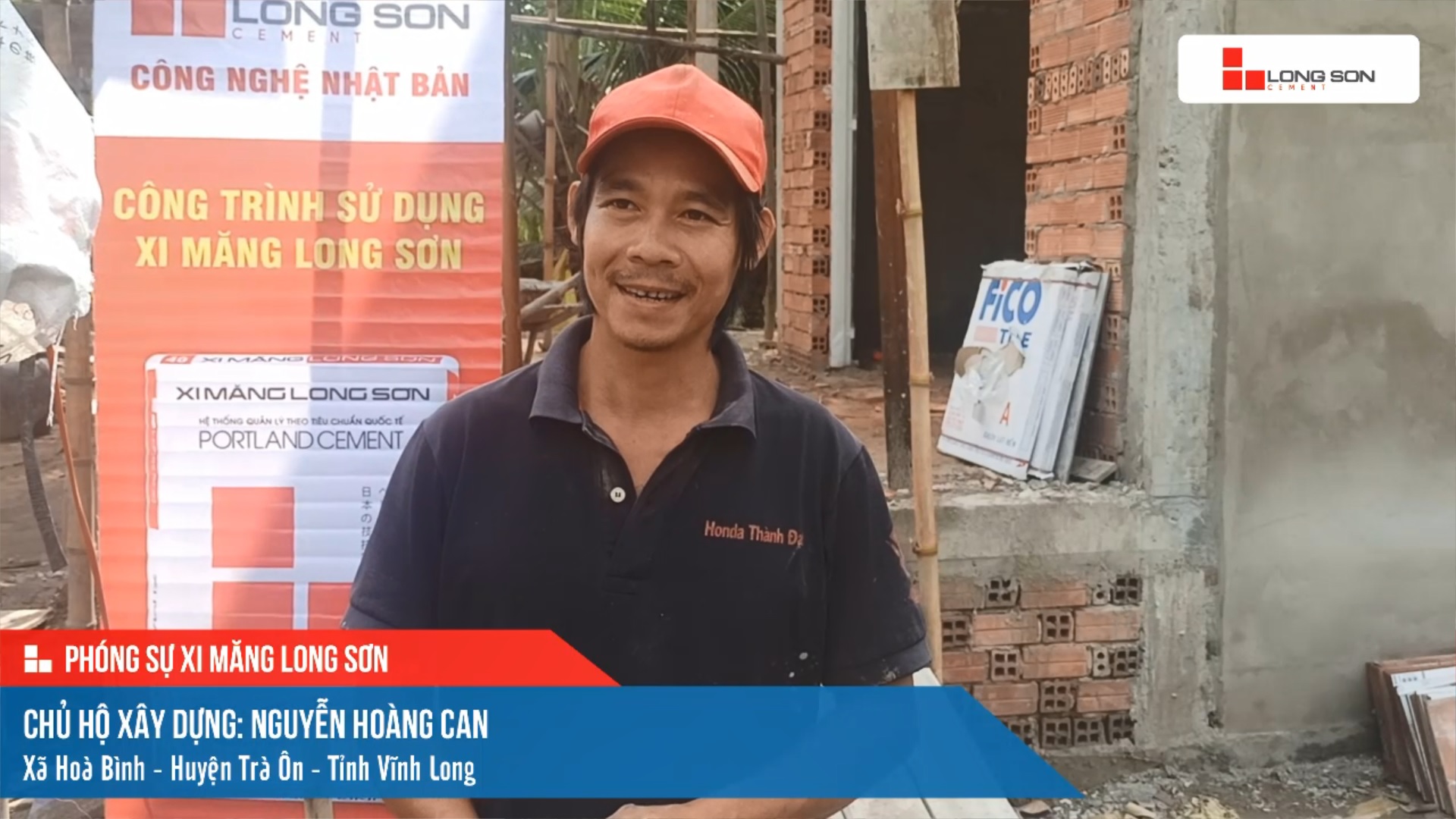 Công trình sử dụng Xi măng Long Sơn tại Vĩnh Long 12.08.2022