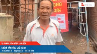 Công trình sử dụng Xi măng Long Sơn tại Tây Ninh 16.08.2022