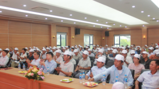 Công ty Xi măng Long Sơn chào mừng Nhà phân phối – Công ty TNHH TM&DV Quang Phát, Quý Khách hàng, thầu thợ tỉnh Nam Định về thăm quan