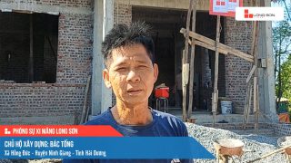 Công trình sử dụng Xi măng Long Sơn tại Hải Dương 06.09.2022