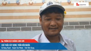 Công trình sử dụng Xi măng Long Sơn tại Tiền Giang 14.09.2022