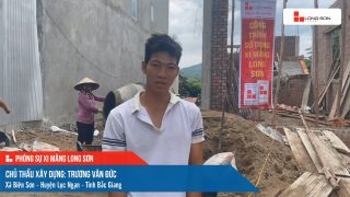 Công trình sử dụng Xi măng Long Sơn tại Bắc Giang 17.09.2022