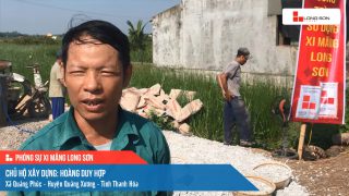 Công trình sử dụng Xi măng Long Sơn tại Thanh Hóa 20.09.2022