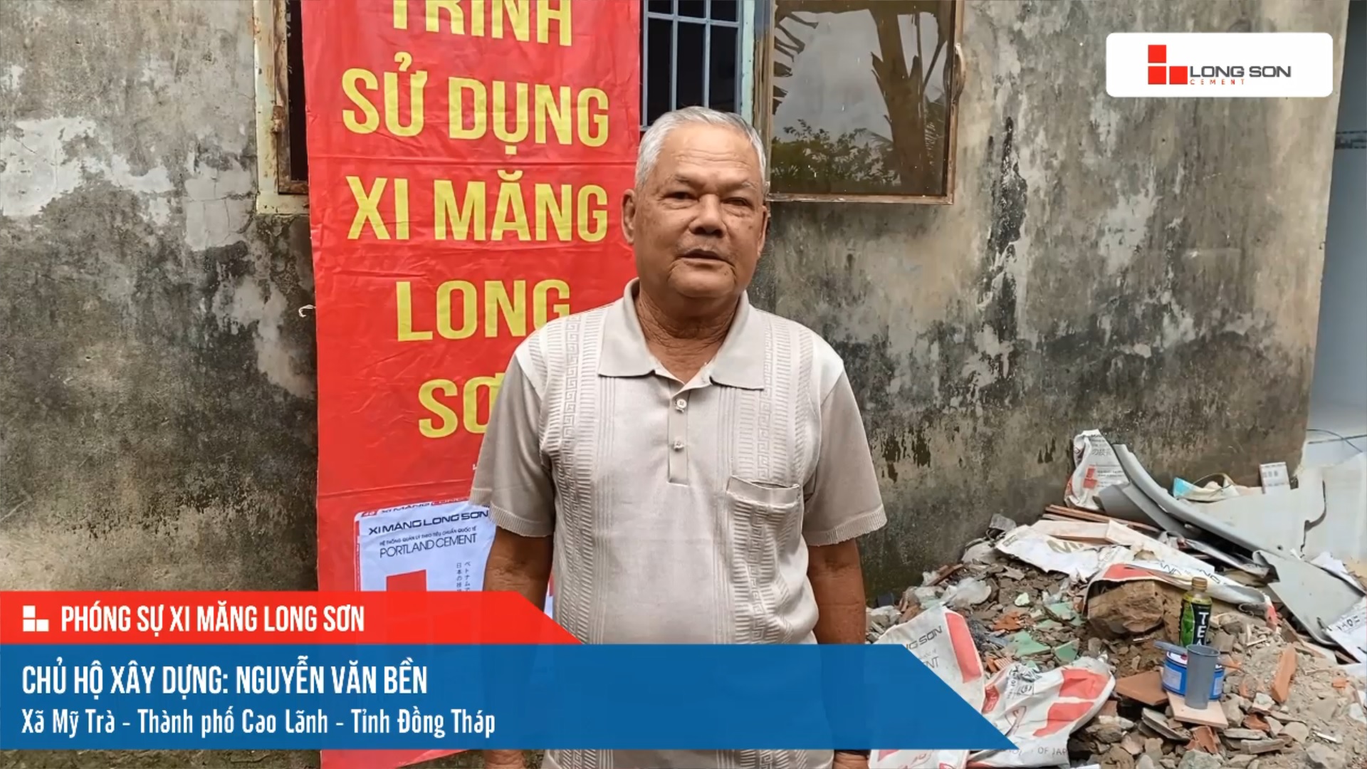 Công trình sử dụng Xi măng Long Sơn tại Đồng Tháp 21.09.2022