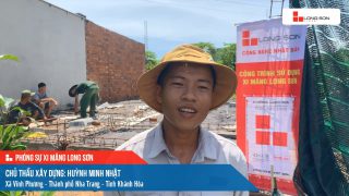 Công trình sử dụng Xi măng Long Sơn tại Khánh Hòa 02.10.2022