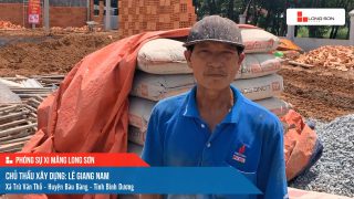 Công trình sử dụng Xi măng Long Sơn tại Bình Dương 04.10.2022