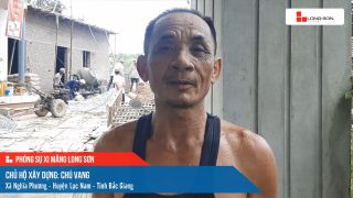 Công trình sử dụng Xi măng Long Sơn tại Bắc Giang 05.10.2022