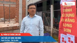 Công trình sử dụng Xi măng Long Sơn tại Tây Ninh 05.10.2022