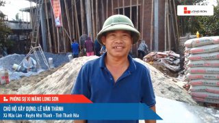 Công trình sử dụng Xi măng Long Sơn tại Thanh Hóa 06.10.2022