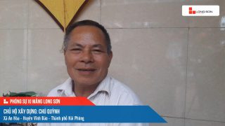 Công trình sử dụng Xi măng Long Sơn tại Hải Phòng 07.10.2022