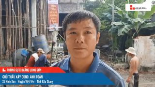 Công trình sử dụng Xi măng Long Sơn tại Bắc Giang 09.10.2022